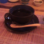 手打ちそば　彩の実 - 食後のコーヒーです。