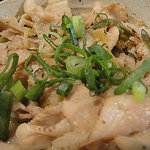 前略っ。まるきゅう - 塩豚めしアップ