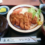 お食事処 廣瀬 - チキンカツ定食  650円(税込)