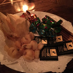 チョコレートとナッツは定番よね