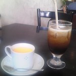 レストラン サンディエゴ - [料理] 自家製プリン & アイスコーヒー