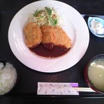 レストラン サンディエゴ - [料理] ヒレカツ御膳 セット全景♪ｗ