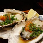 げんき鮨 - 殻付き生牡蠣