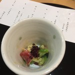 和食　すゞき - つぶ貝とホッキ貝のヌタ