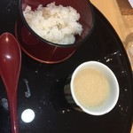 和食　すゞき - 麦飯と出汁とろろ