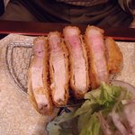 Rashoumon Hann I - 京のもち豚特選ロースとんかつ、あら、もう一切れ食べられちゃいました・・