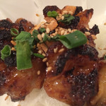 エビス参 - 和牛ホルモン網焼きタレ。うんめえ！