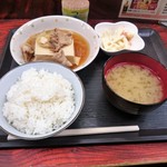 ひとりあじ - 肉豆腐定食（\450）