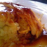 レストラン サンディエゴ - [料理] オムの中身はターメリックライス♪ｗ