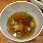 中華そば、ひとり。 - 〆のスープ割は料亭チックな味わい