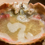 うを徳 - 2017.1 タラバガニ 甲羅酒