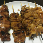 Sumibiyakitori Ooyama - 強めのタレだが、もつにはよく合う