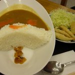 道の駅 みなかみ水紀行館 - 「ダムカレー」を上から見たところ