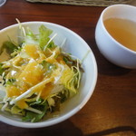 デンバープレミアム - サラダ＋スープ