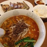 中国料理 百楽 - 四川担々麺＆餃子＆ご飯（小）