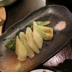 あぷちゃ - 上州ねぎ塩焼き480円のハーフサイズ