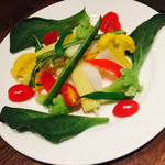 Pizzeria e Trattoria Da TAKE - 旬野菜のバーニャカウダー 900円