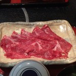 季の屋 - 焼きしゃぶのお肉