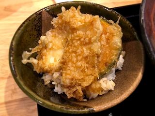 生そば あずま - いか天丼　2016.11.19