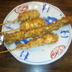 Kushi Katsu Semmon Ten Asahi - エビ　うずら　ウインナー　アスパラ