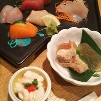 鮨処 竜敏 - 刺身盛り合わせ