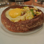 La pascade - ポーク、梨、オランデーズソースのパスカード