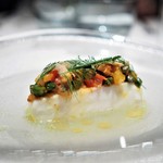 レストランエール - 真鯛のヴァプール　昆布と貝の出汁のスープ仕立て