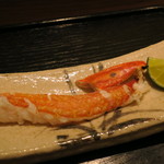 虎白 - 焼き物の一：松葉蟹の炭火焼き3