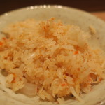 虎白 - 食事：香箱蟹の炊き込みご飯2