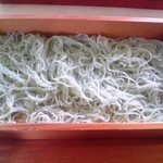 手打ち蕎麦　さとみ - [料理] 『変わりさらしな』(山椒の若葉)