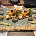 日本料理 潤花 - ２０１７年１月２８日の焼き物八寸