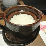 日本料理 潤花 - ２０１７年１月２８日の炊きたて土鍋ご飯