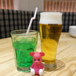 カプリチョーザ - セットのドリンク（Beer ﾌﾟﾗｽ100円）