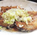 手打ちそば八轟 - ネギタレ焼餃子