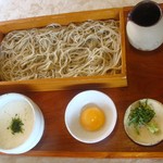 手打ち蕎麦　さとみ - [料理] とろろそば セット全景♪ｗ
