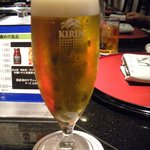 鉄板焼レストラン八景 - 一番搾り（タンブラー）