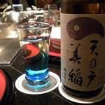 鉄板焼レストラン八景 - 浅舞　特別純米酒　天の戸　美稲