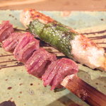 凱風快晴 - すなずりとしそ巻きつくね（一人前各１本）