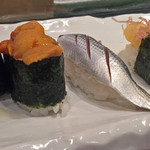 Sushi Uogashi Nihonichi - いくら、うに、コハダ、数の子ニシン