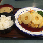 とんかつキッチン カナン - ハワイアンとんかつ定食