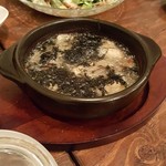 北海道イタリアン居酒屋 エゾバルバンバン - 牡蠣と岩のりのアヒージョ 734円