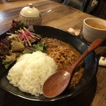 Yanome Koujiya Koujiya Kafe Tantoki Cchin - 糀屋のカレー ¥1000