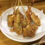 にしきや - 串揚げセット7種（550円）
