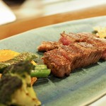 Japanese black beef sirloin lunch
