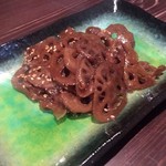 かはほり - 蓮根のそばつゆ金平