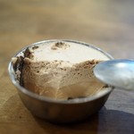 虎子食堂 - アッサムブランマンジェ断面