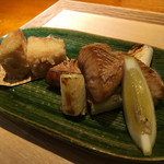 まる富 - 鰤　ハラス　ねぎ焼き