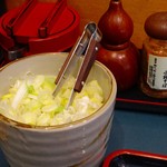 小諸そば - 豊富な薬味