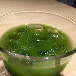 イッピン カフェ - 桜アイスクリームのグリーンティー 2016/04/01