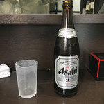 中華そば べんてん - 「ビール 中（お通し付き）」550円